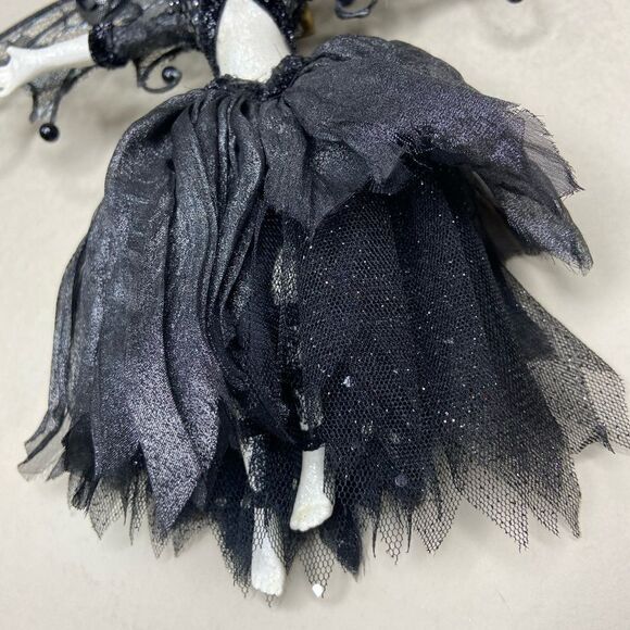 NWOT Katherine's Collection Bat Fairy Doll Wayne Kleski Halloween Goth Black - Picture 11 of 12